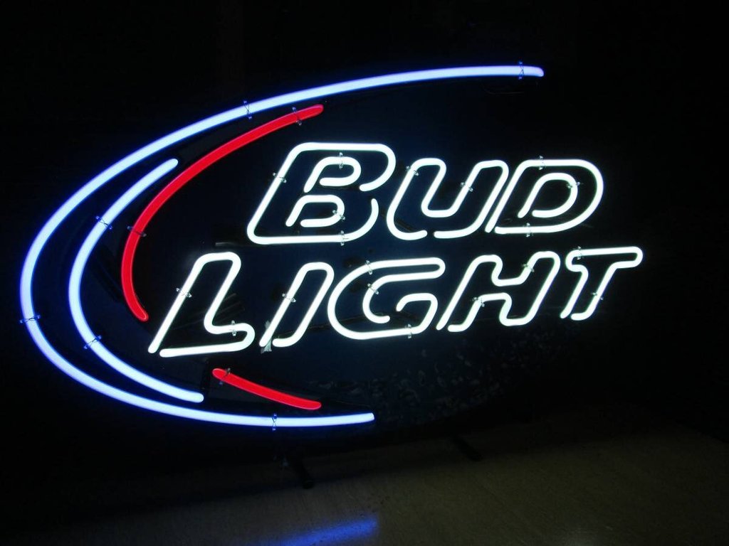 Custom Bud Light Logo Neon Sign Tube Neon Light