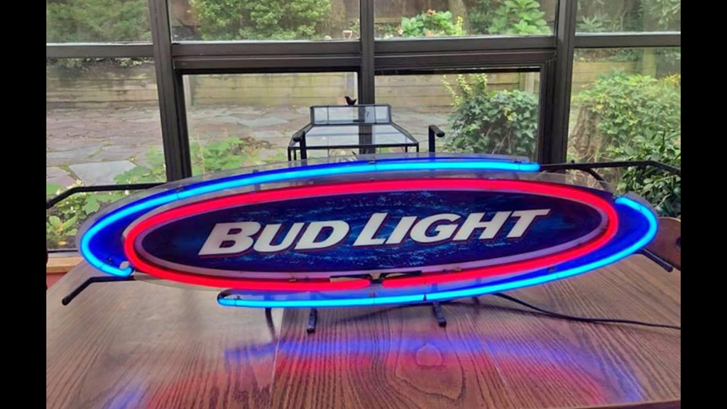 Custom Bud Light Surfing Board Neon Sign Tube Neon Light
