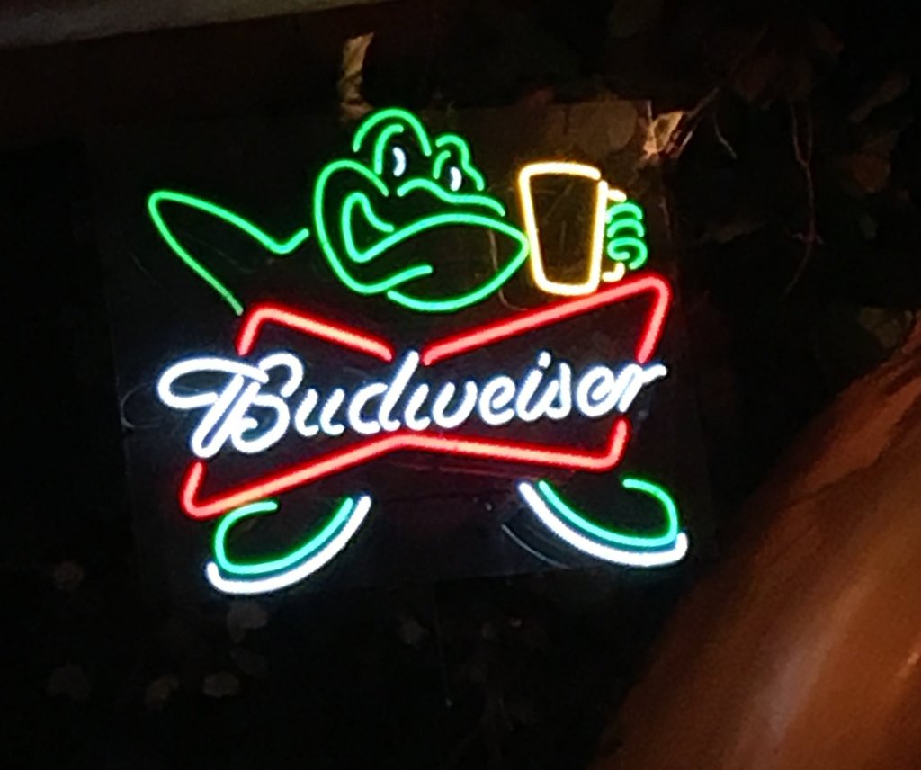 Custom Budweiser Frog Neon Sign Tube Neon Light