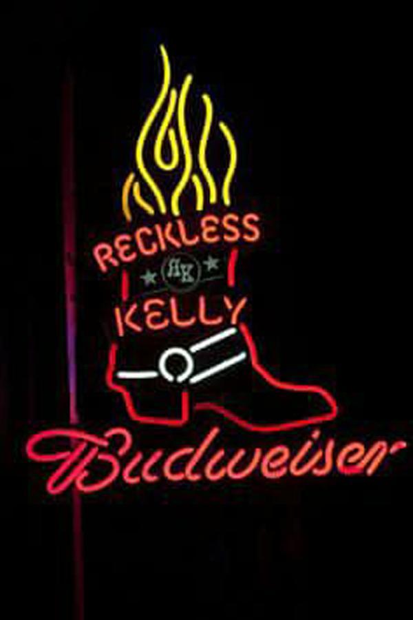 Custom Budweiser Reckless Kelly Neon Sign Tube Neon Light