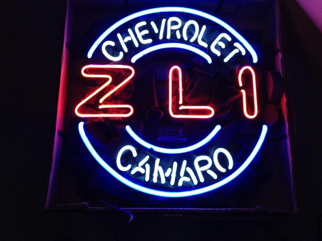 Custom Chevrolet Camaro ZLI Neon Sign Tube Neon Light