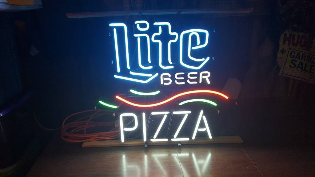 Custom Lite Beer Pizza Neon Sign Tube Neon Light