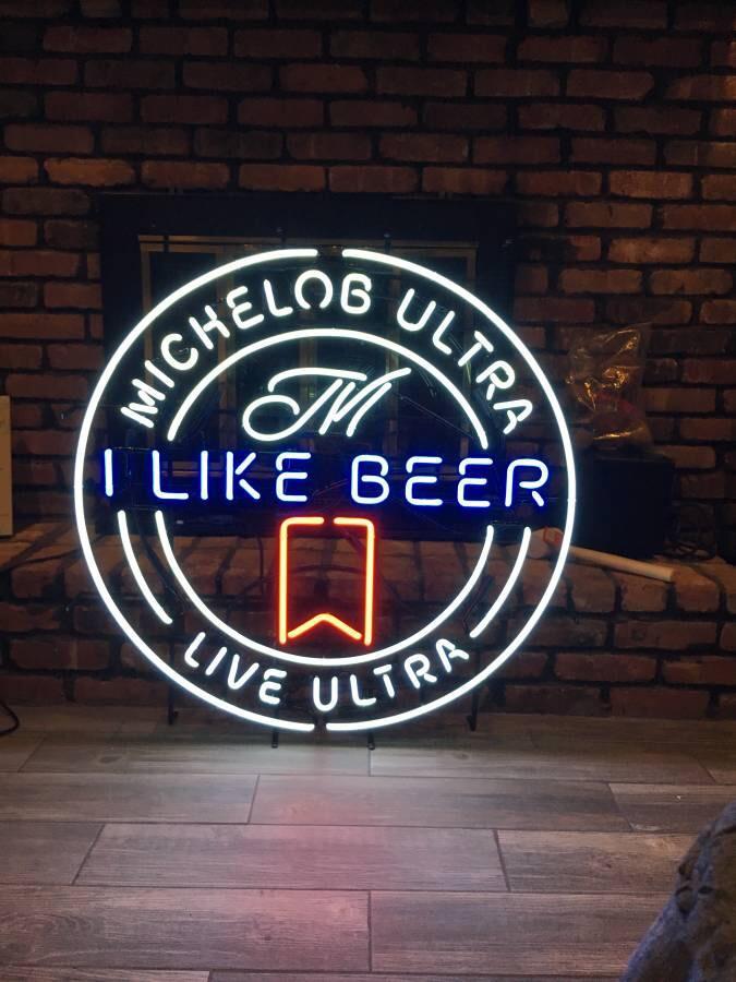 Custom Michelob Ultra I Like Beer Live Ultra Neon Sign Tube Neon Light