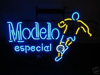 Custom Modelo Especial Mexican Beer Soccer Neon Sign Tube Neon Light