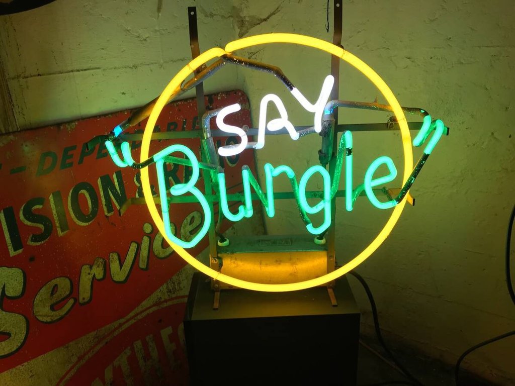 Custom Say Burgie Neon Sign Tube Neon Light