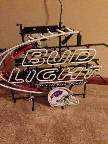 Custom Bud Light Buffalo Bills NFL Sports Neon Sign Tube Neon Light