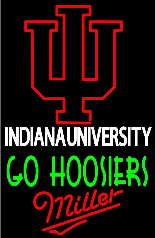 Custom Miller Indiana Hoosiers Helmet Neon Sign NFL Sports Team Neon