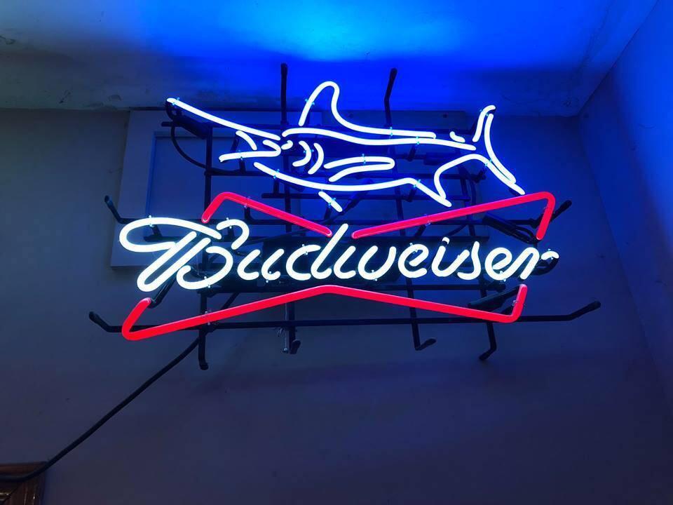 Custom Budweiser Shark Neon Sign Tube Neon Light