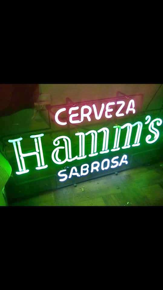 Custom Cerveza Hamm's Sabrosa Neon Sign Tube Neon Light