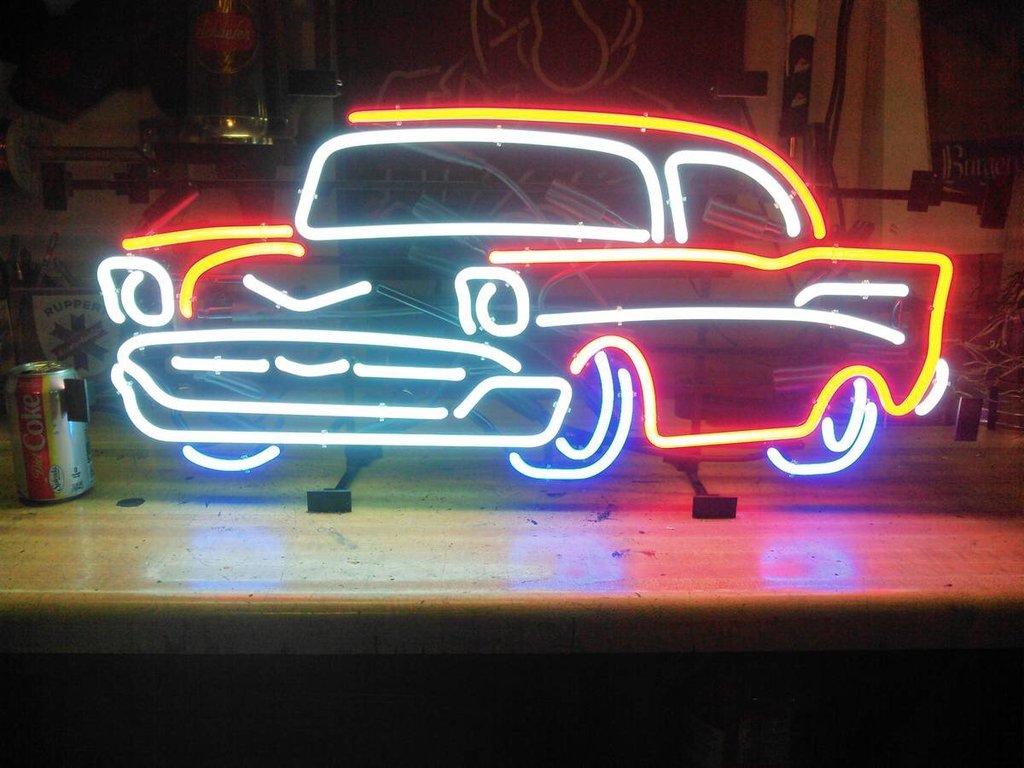 Custom Chevrolet Auto Car Neon Sign Tube Neon Light