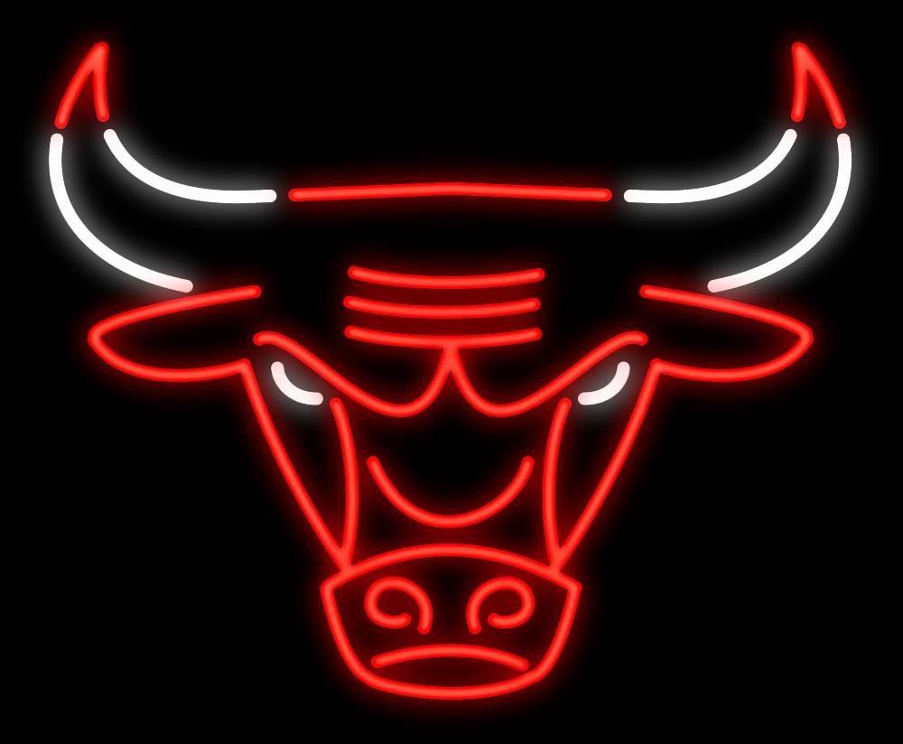 Custom Chicago Bulls Neon Sign NBA Sports Team Neon Light