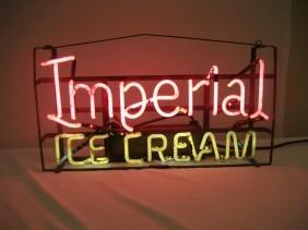 Custom Imperial Ice cream Neon Sign Tube Neon Light