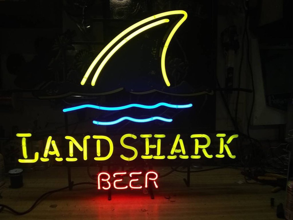 Custom Landshark Beer Neon Sign Tube Neon Light