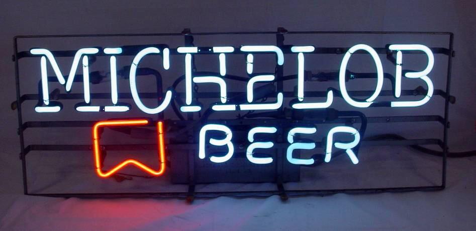 Custom Michelob Large Beer Neon Sign Tube Neon Light