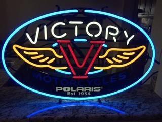 Custom Motorcycles Victory Neon Sign Tube Neon Light