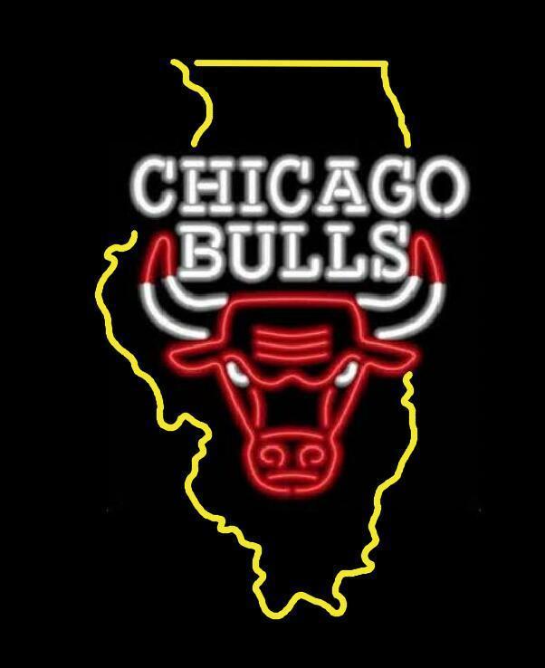 Custom Chicago Bulls Neon Sign NBA Sports Team Neon Light
