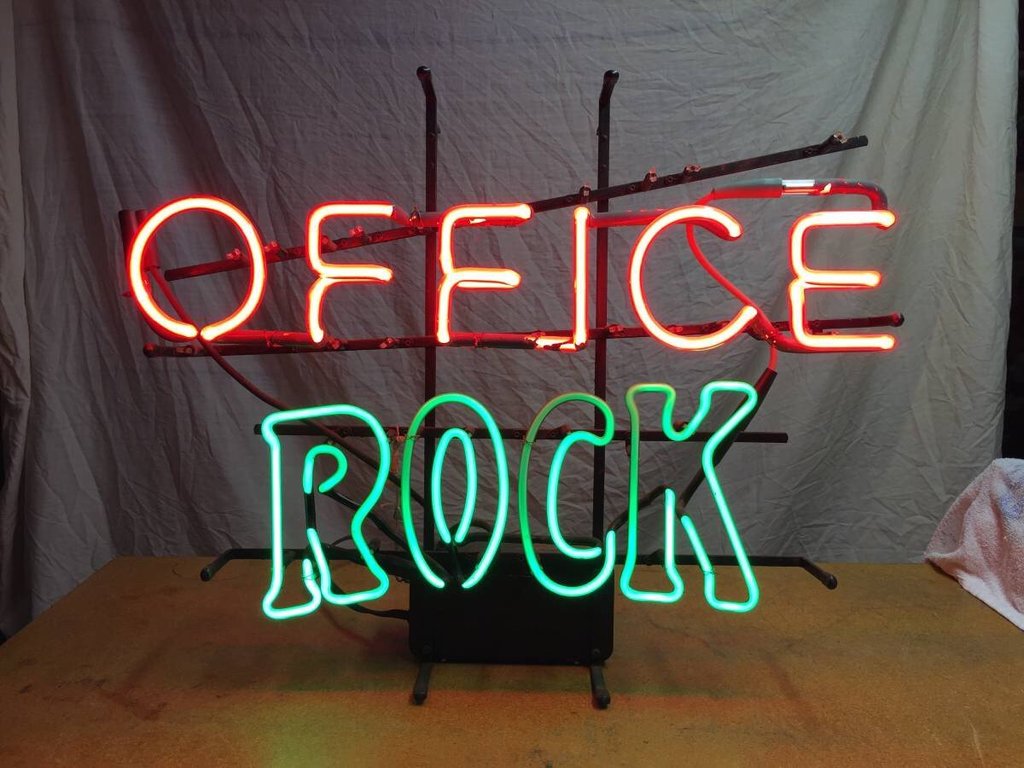 Custom Office Rock Neon Sign Tube Neon Light