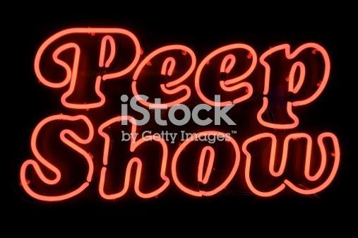 Custom Peep Show Neon Sign Tube Neon Light