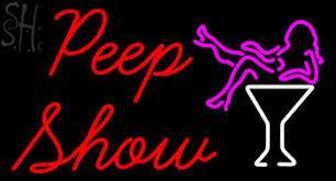 Custom Peep Show Neon Sign Tube Neon Light