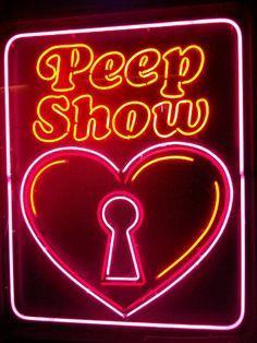 Custom Peep Show Neon Sign Tube Neon Light