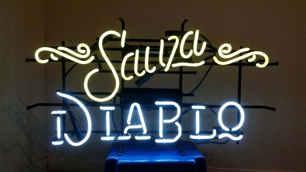 Custom Sauza Diablo Neon Sign Tube Neon Light