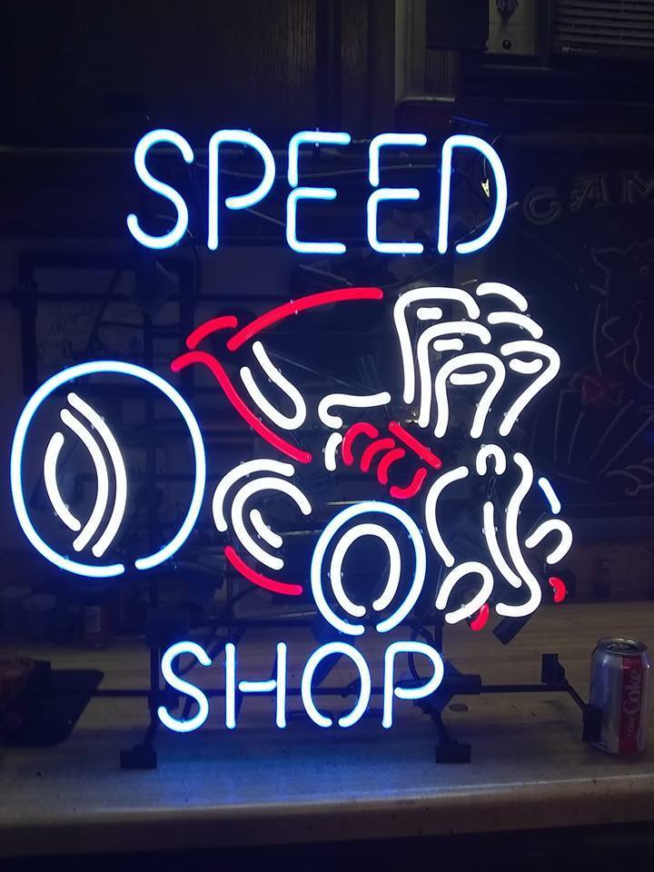 Custom Speed Shop Neon Sign Tube Neon Light