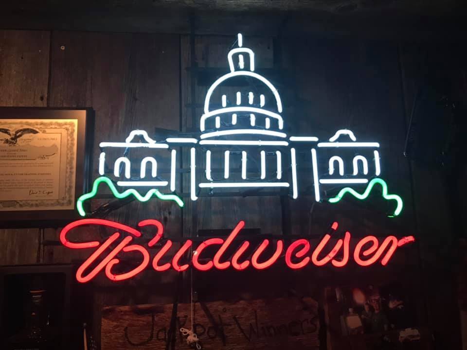 Custom Budweiser US Capital Neon Sign Tube Neon Light