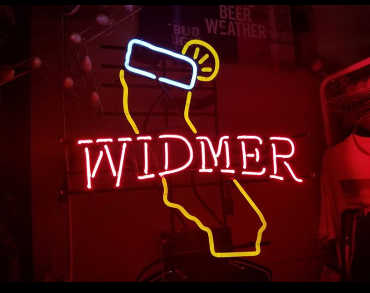 Custom Widmer California Neon Sign Tube Neon Light