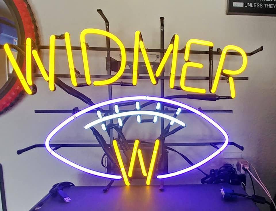 Custom Widmer State Football Neon Sign Tube Neon Light
