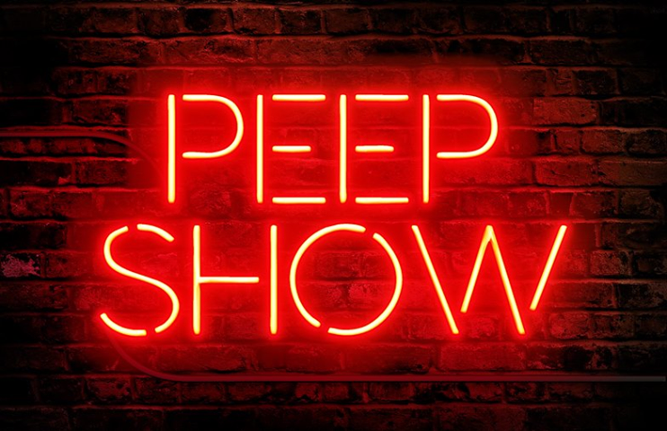 Custom Peep Show Neon Sign Tube Neon Light