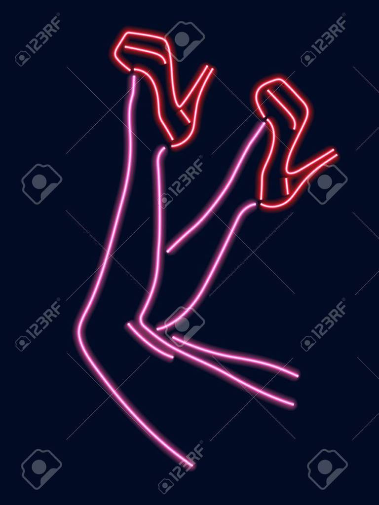 Custom Female Legs Neon Sign Tube Neon Light
