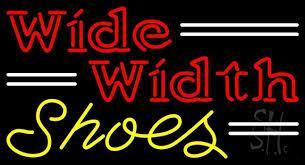 Custom Wide Width Shoes Neon Sign Tube Neon Light