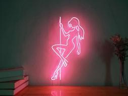 Custom Live Nudes Pole Dancer Girl Neon Sign Tube Neon Light