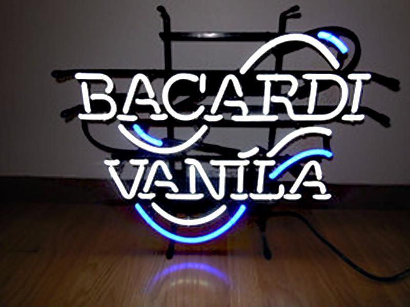 Custom Bacardi Vanila Beer Neon Sign Real Neon Light