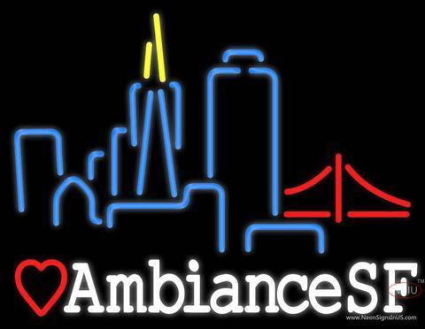 Custom Custom Ambiancesf San Francisco skyline Neon Sign Tube Neon Light