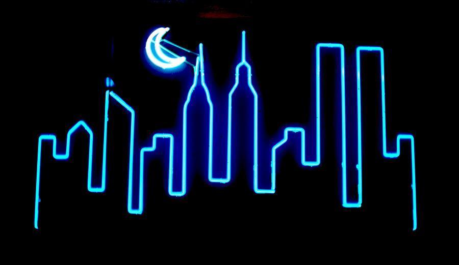 Custom Manhattan Skyline Neon Sign Tube Neon Light