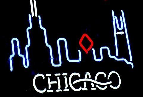Custom Chicago Skyline Neon Sign Tube Neon Light