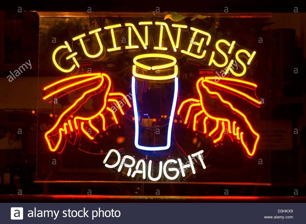 Custom Guinness Draught Crawfish Neon Sign Tube Neon Light