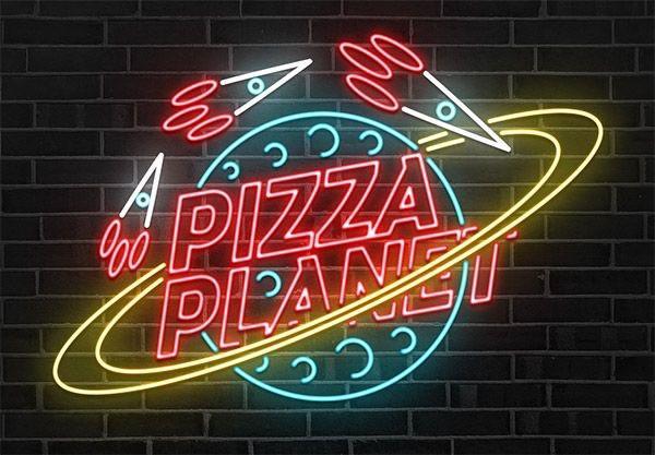 Custom Pizza Placet Neon Sign Real Neon Light