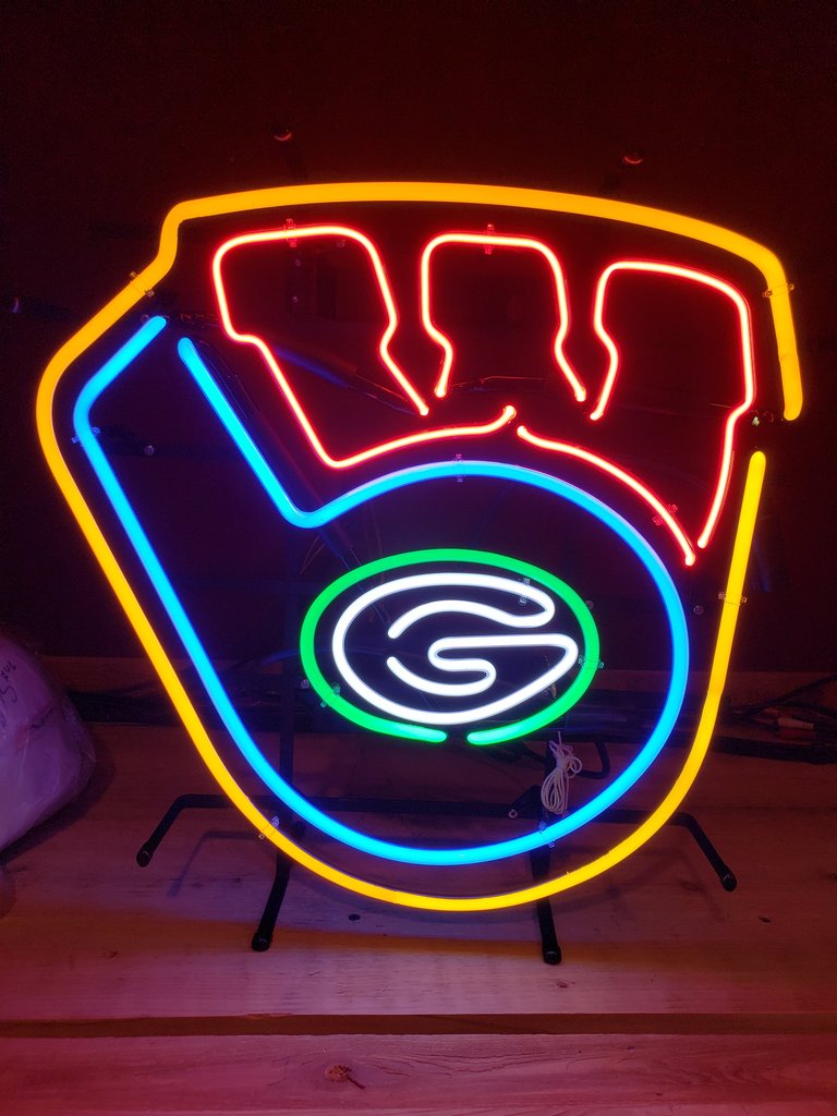 Custom Wisconsin Green Bay Packers Neon Sign Tube Neon Light