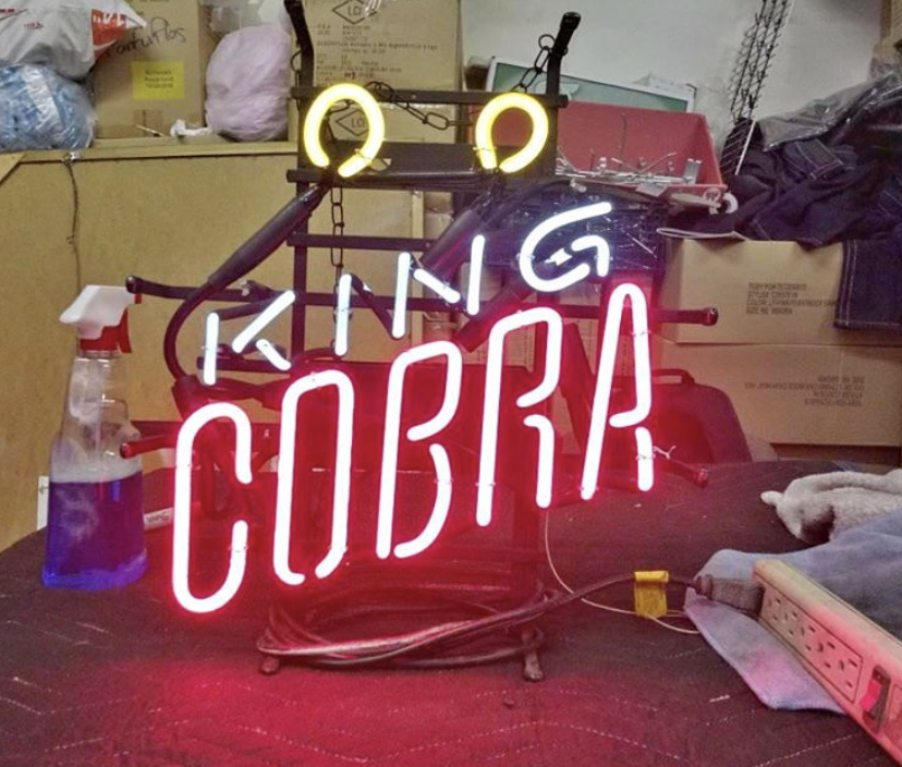 Custom King Cobra Beer Neon Sign Tube Neon Light