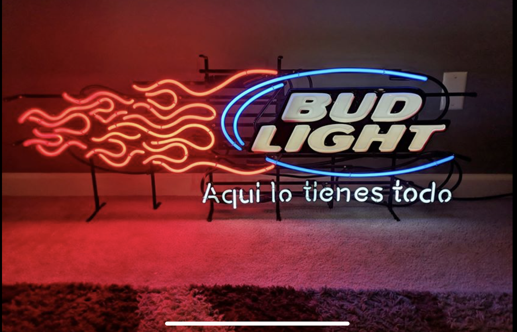 Custom Bud Light Aquilo Tiens To Do Neon Sign Tube Neon Light