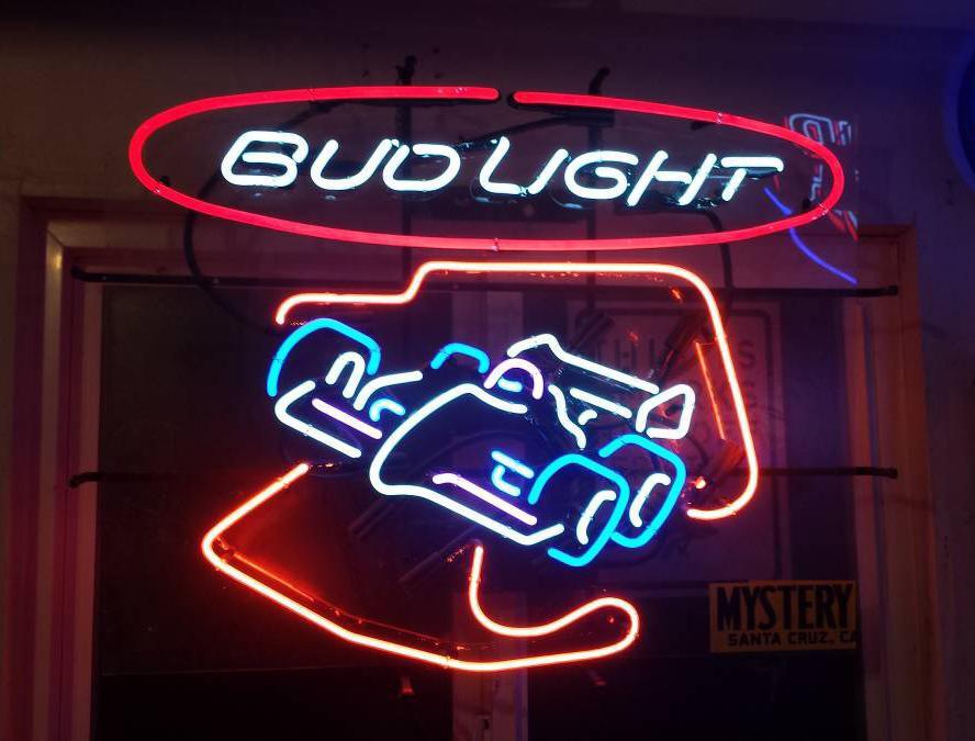 Custom Bud Light Car Racing Neon Sign Tube Neon Light