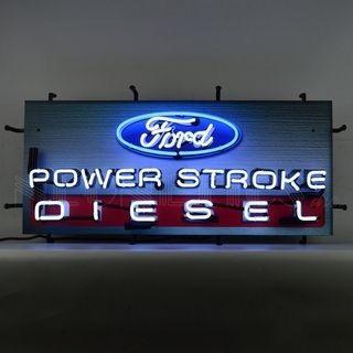 Custom Ford Power Stroke Diesel Neon Sign Tube Neon Light