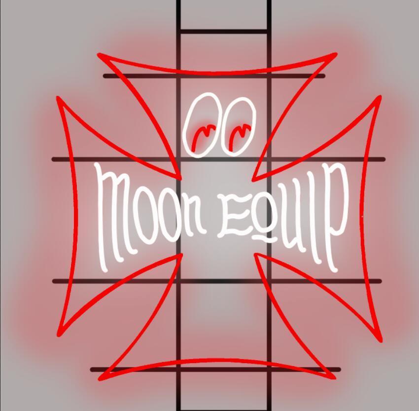 Custom Custom Mooneyes Moon Equip Neon Sign Tube Neon Light