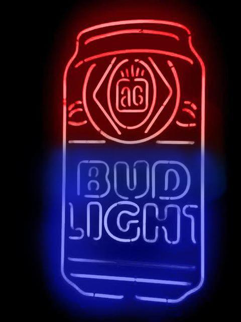 Custom Bud Light Can Jar Neon Sign Tube Neon Light