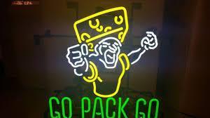 Custom Green Bay Packers Go Pack Go NFL Sports Neon Sign Tube Neon Light