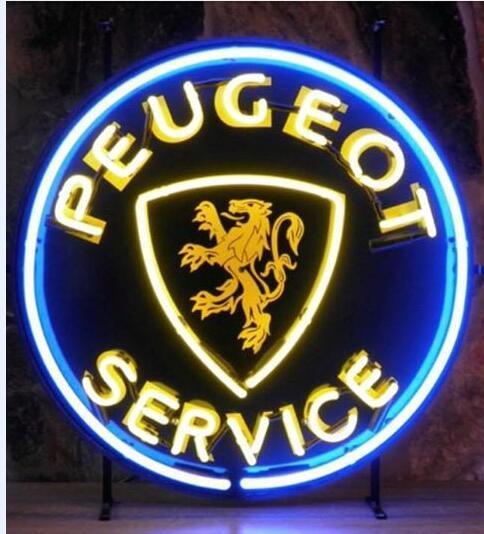 Custom Peugeot Service Neon Sign Tube Neon Light
