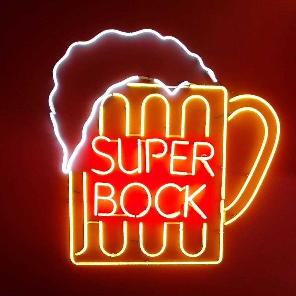 Custom Super Bock Beer Neon Sign Real Neon Light