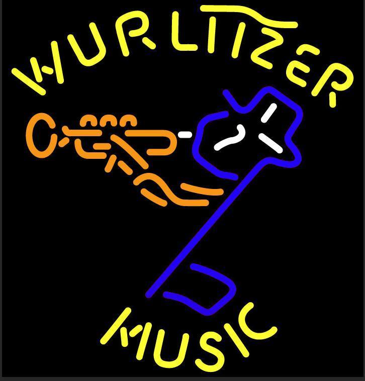 Custom Wurlitzer Music Neon Sign Tube Neon Light